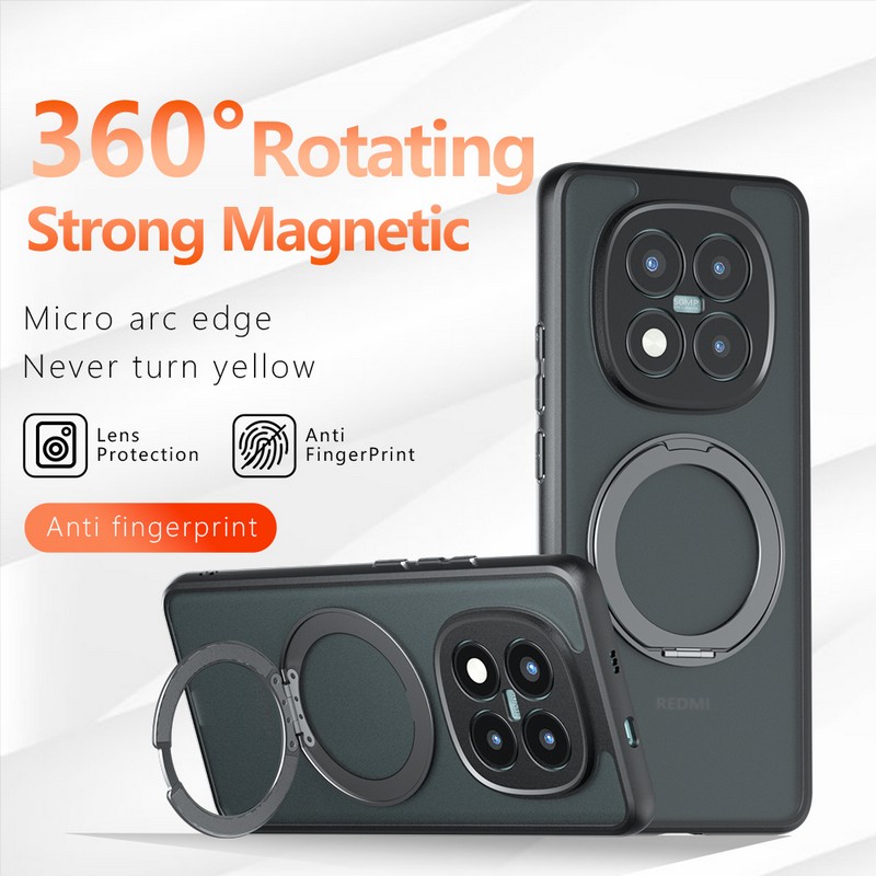 Xiaomi Poco X6 - 360 ° เคสแม่เหล็กแบบวงแหวนหมุนได้ สำหรับ Xiaomi Poco