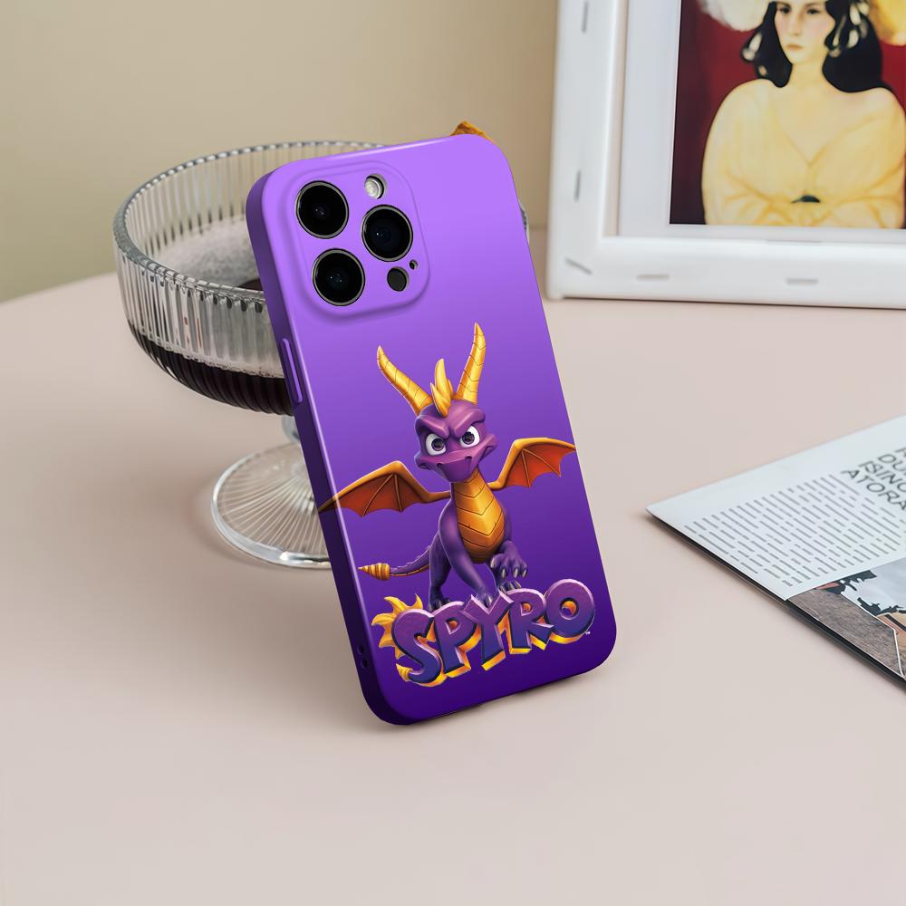 Apple Iphone 15 Pro Max - เคสโทรศัพท์ลายเกม S-Spyro Series Dragon สำหรับ iPhone
