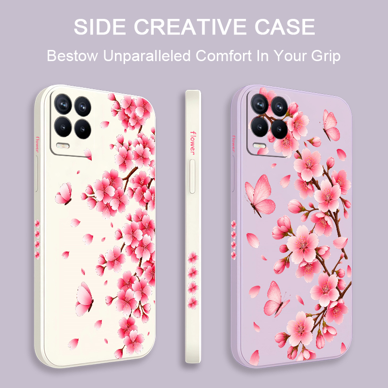 เคสโทรศัพท์ลายดอกไม้สีชมพู สำห - Realme Note 50 บทวิจารณ์และราคา