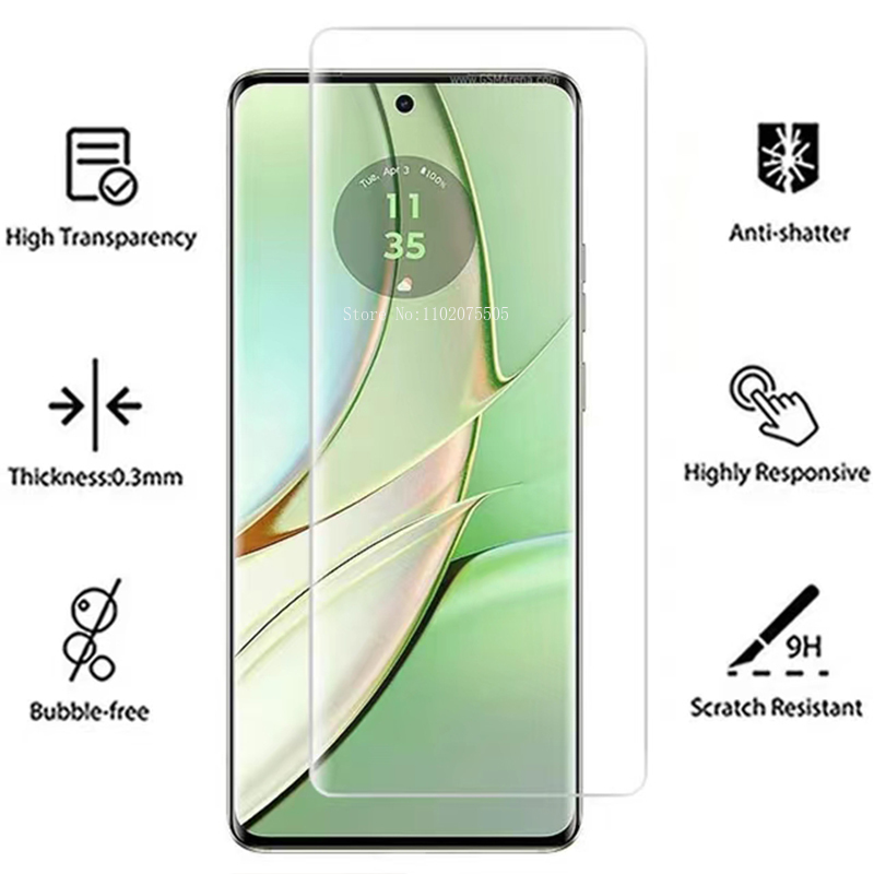4ชิ้นกระจกนิรภัยยูวีติดกาวแบบโ - Curved Edge Screen บทวิจารณ์และราคา