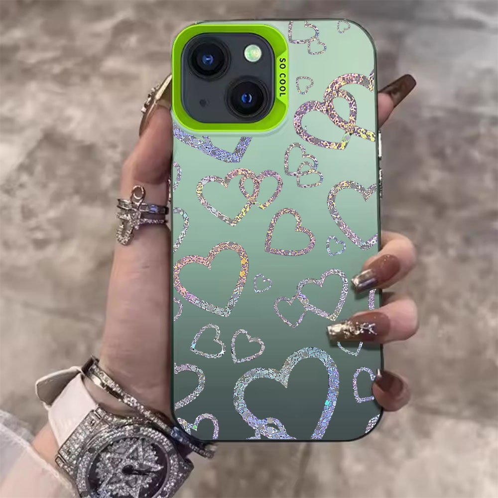 เคสลายหัวใจสีสันสดใส สำหรับ iP - Apple Iphone 15 Pro Max บทวิจารณ์และราคา