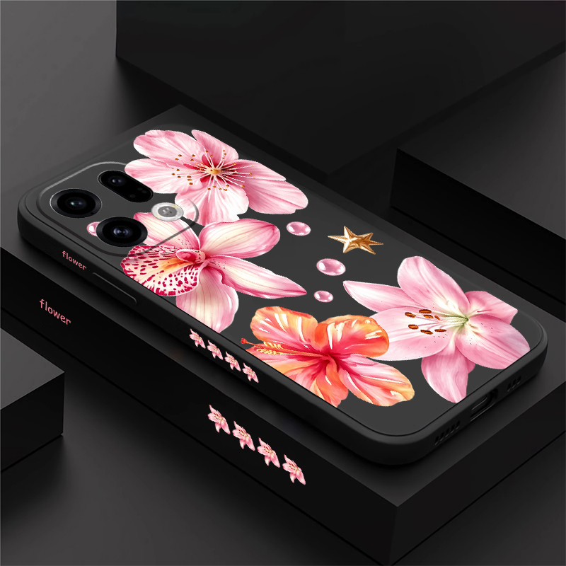 เคสโทรศัพท์ลายดอกลิลลี่สีชมพูน - Oppo Reno 12 บทวิจารณ์และราคา