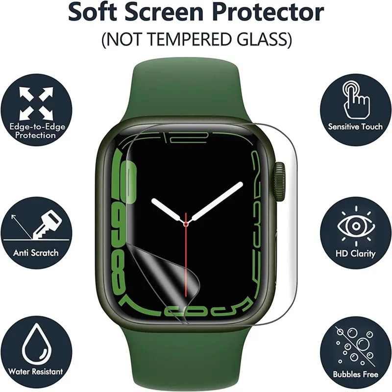 3PCS ฟิล์มไฮโดรเจลสำหรับแอปเปิ - Hydrogel Screen Protector บทวิจารณ์และราคา